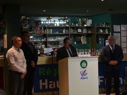 Inauguration salle Alain Jonard