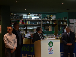 Inauguration salle Alain Jonard