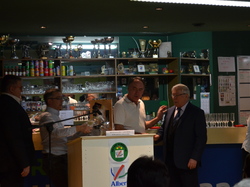 Inauguration salle Alain Jonard