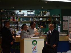 Inauguration salle Alain Jonard