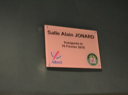 Inauguration salle Alain Jonard