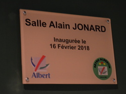 Inauguration salle Alain Jonard